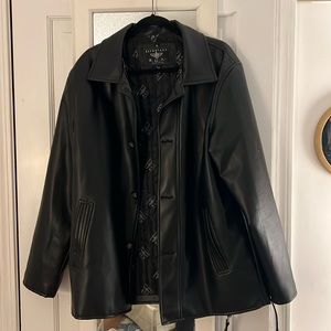 Oversized Vintage Reported R.G.A Italy Style Leather Jacket Women’s size XL